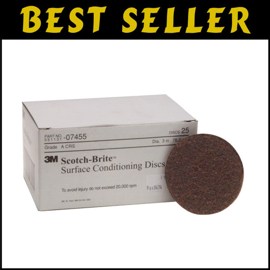 Industrial-Grade Surface Conditioning Discs - 4.5" Aluminum Oxide - Pack of 10