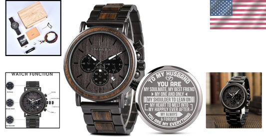 Elegant Engraved Watch for Men - Perfect Gift for Birthdays or Special Occasions