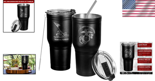 Rugged 30 oz Insulated Coffee Travel Mug - Keeps Drinks Hot or Cold for Hours