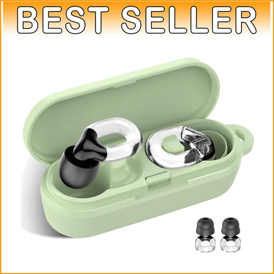 Custom Fit Ear Plugs for Sleeping - 35dB Noise Cancellation, 7 Replaceable Tips