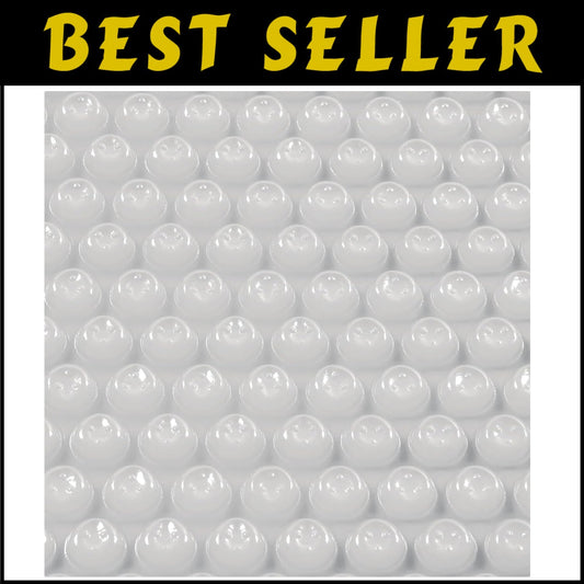 Clear 18x36FT Solar Blanket for Inground and Above-Ground Pools - 12Mil Thick