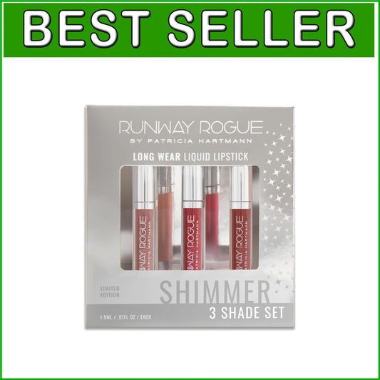 Glamorous Sunset Trio Mini Liquid Lipsticks - Soft Light, Day Rate, Film Noir