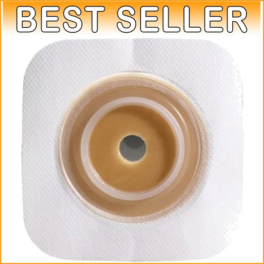 Stoma Care: Sur-Fit Natura Flexible Skin Barrier 4x4, Box of 10 - Seamless Pr...