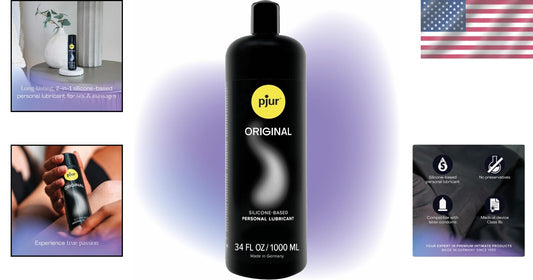 Premium Odorless Silicone-Based Lubricant for Men, Women & Couples - 1L