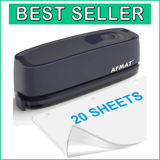 Durable Electric 3 Hole Punch Tool - Quick Punching for Office & School Use