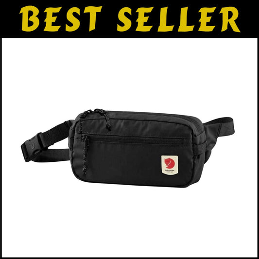 Multi-Sport High Coast Hip Pack - 1.5L Zippered Compartments for Handy Storage