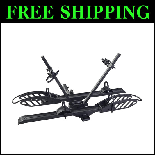 Heavy-Duty 200 lbs Capacity Bike Carrier with Anti-Wobble for 5-Inch Fat Tires