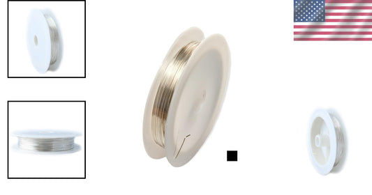 50FT 22 Gauge Dead Soft Sterling Silver Square Wire - Versatile Jewelry Supplies