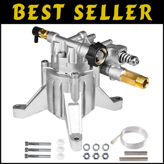 7/8" Shaft 3000 PSI Vertical Pressure Washer Pump - Durable Aluminum Design