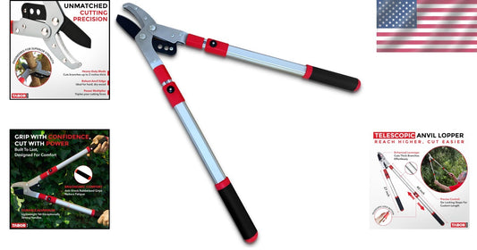 Extendable 27-40 Inch GG22A Anvil Lopper - Sharp Carbon Steel for Thick Branches