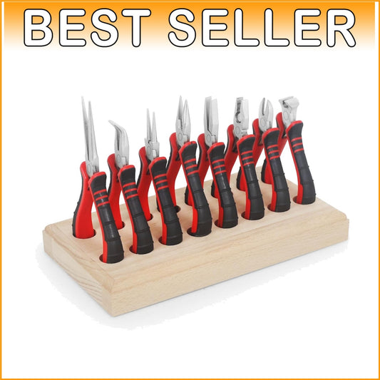 Durable Jewelry Pliers Set - 8 Essential Tools for Beading, Wire Wrapping & More