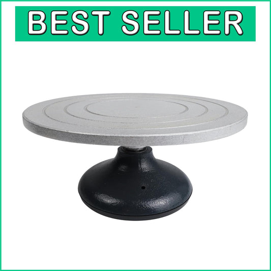 12-Inch Heavy-Duty Pottery Wheel with Non-Slip Base for Artistic Precision