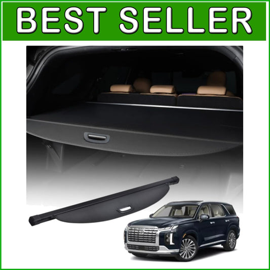 All-Weather Retractable Cargo Cover for Hyundai Palisade 2020-2025, Easy Install