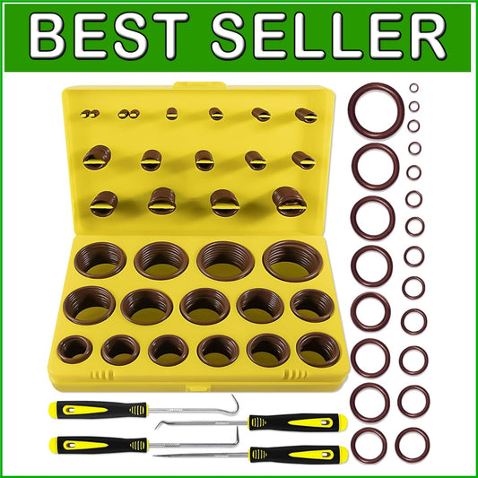 Versatile 30-Size Viton O-Ring Assortment Kit - Ideal for Automotive and More