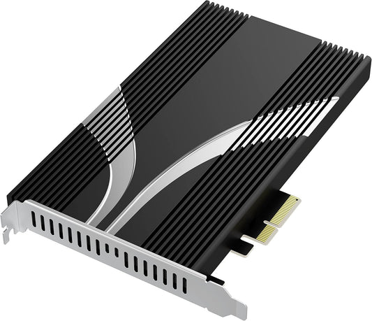 High-Performance 4-Drive NVMe SSD Adapter Card with Thermal Management