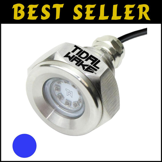 IP68 Waterproof 1800 Lumen LED Underwater Boat Light - No Drilling Required