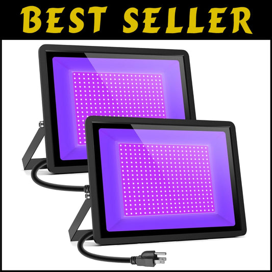 Durable 600W LED Black Light for Neon Glow Parties & Fluorescent Art Displays