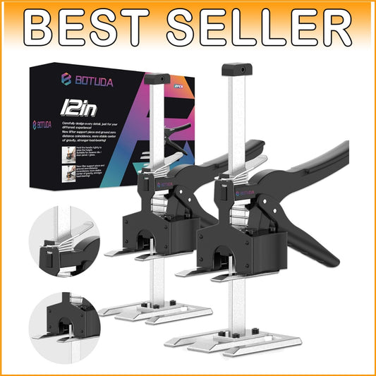 Effortless 360 lbs Hand Lifting Jack - 12 In. Adjustable Tool for Home Projects