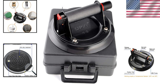 8" Heavy Duty Suction Cup with Fast Attachment for Glass, Tile & Stone Lifting