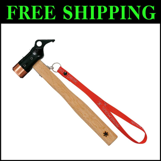 Stylish Purple Copper Peg Hammer - Durable Tool for Effortless Tent Setup