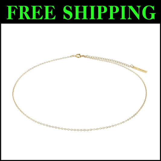 Minimalist Gold Necklace for Women - Waterproof & Long-lasting Jewelry Piece