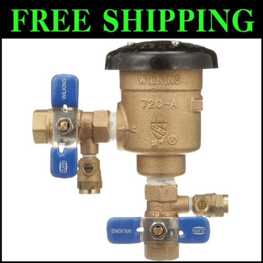 Versatile Wilkins 720A Pressure Vacuum Breaker Assembly for 150 psi Applications