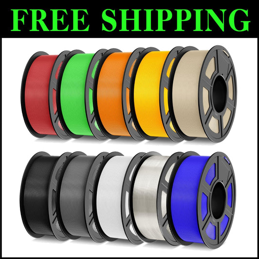 High-Quality 10 KG PLA Filament in 10 Vibrant Colors – 1.75mm for 3D Printing