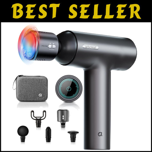 Battery-Powered Massage Gun with Touch Screen - Perfect for Muscle Recovery