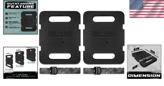 20LB Heavy Duty Cast Iron Ruck Plate - Perfect for Strength & Endurance Training