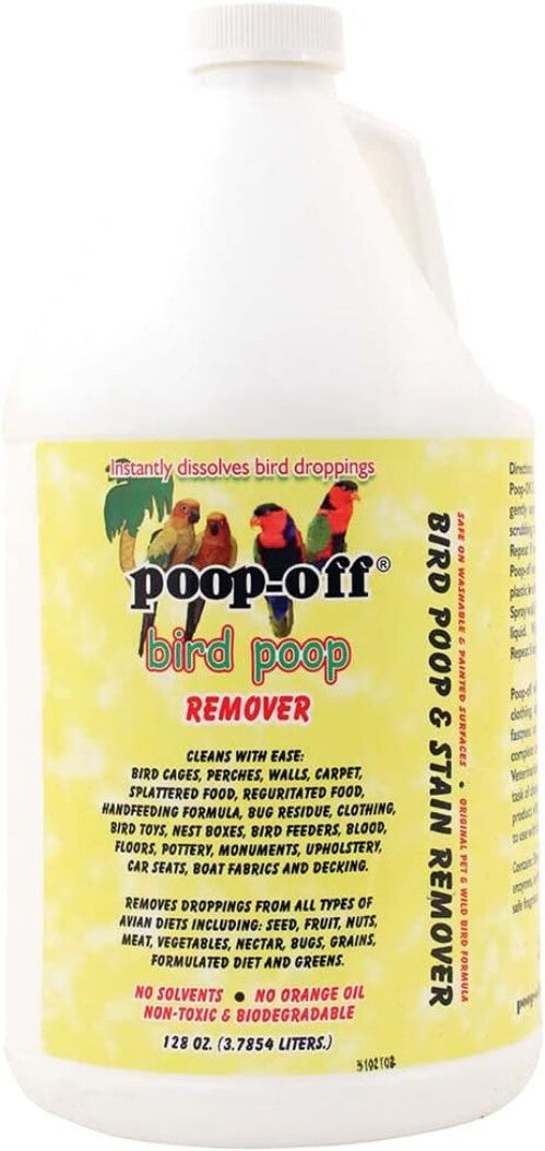 128-Ounce Bird Droppings Gel - Ultimate Cleaner for Upholstery & Carpets