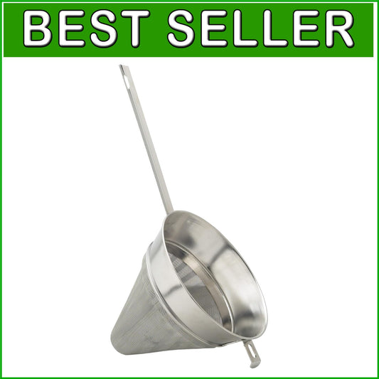 18/8 Stainless Steel 7-Inch Chinois Strainer - Perfect for Purees & Custards