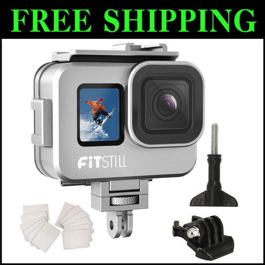 Professional Underwater Housing for GoPro Hero 9-13 - 263FT Waterproof Dive Gear