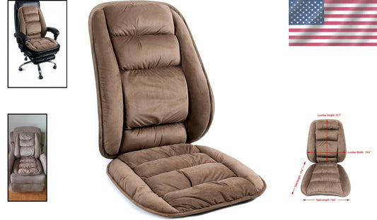 Ergonomic Lumbar Support Cushion Set for Office & Home - Nonslip & Comfortable