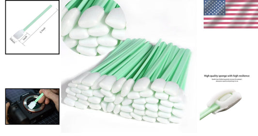 Versatile 400 PCS Foam Swab Set for Printers, Cameras, and Optical Cleaning