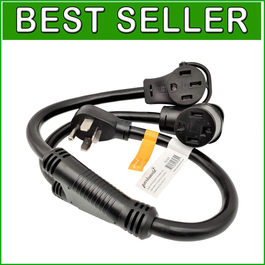 3FT NEMA 14-30 Dryer Splitter Power Cord – 30 AMP, High-Quality Copper Design