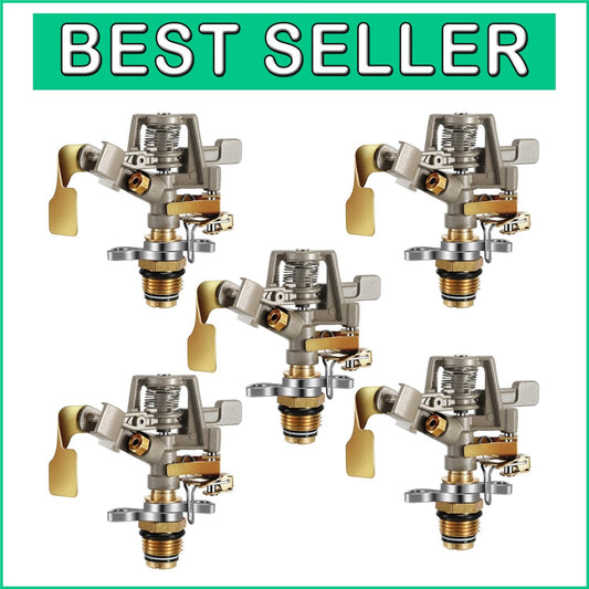 360-Degree Adjustable Brass Sprinkler Heads - Long-Lasting Garden Irrigation