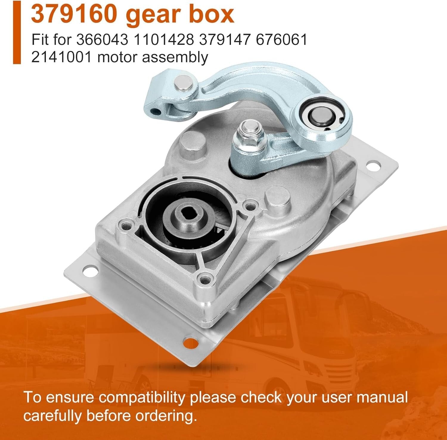 Kwikee Electric Step Replacement Gear Box for 22-40 Series (Part 1101425)