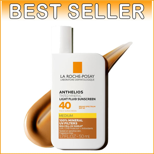 4 Flexible Shades - La Roche-Posay Anthelios Mineral Tinted Sunscreen SPF 40+