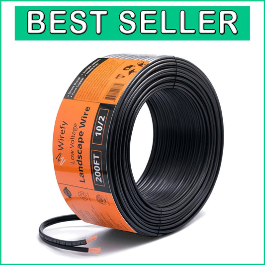 Durable 10-Gauge Copper Landscape Wire Kit - 200ft Direct Burial Safety Standard