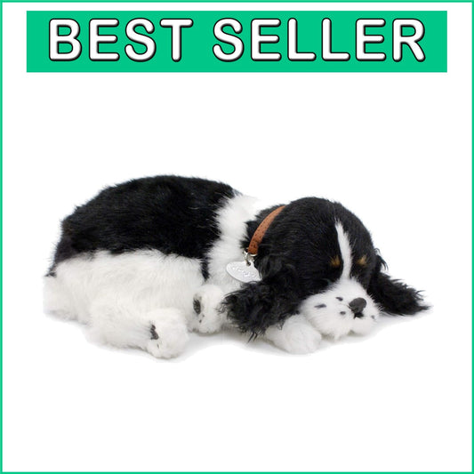Breathing Interactive Cocker Spaniel Stuffed Toy - Kid-Friendly & Allergens-Free