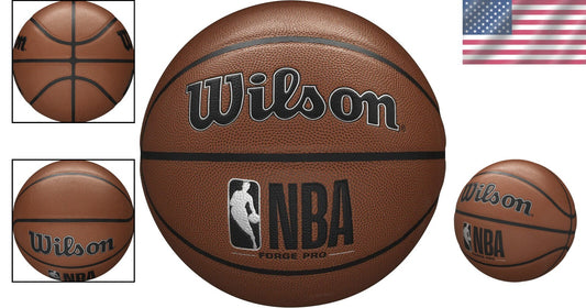 Durable Size 6 NBA Basketball - Brown with Purefeel Grip for All-Weather Use