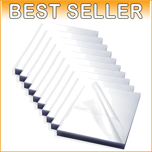 8 Mil Clear PVC Presentation Covers - 1000 Pack for Business & School Projects