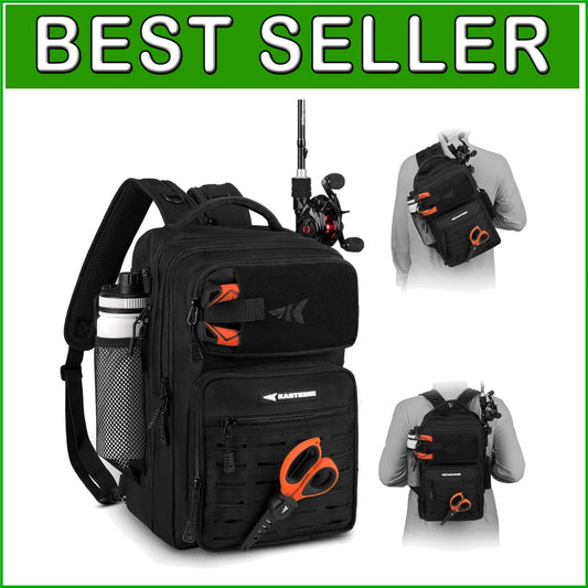 Durable Lightweight Fishing Backpack with MOLLE System - Perfect for Anglers