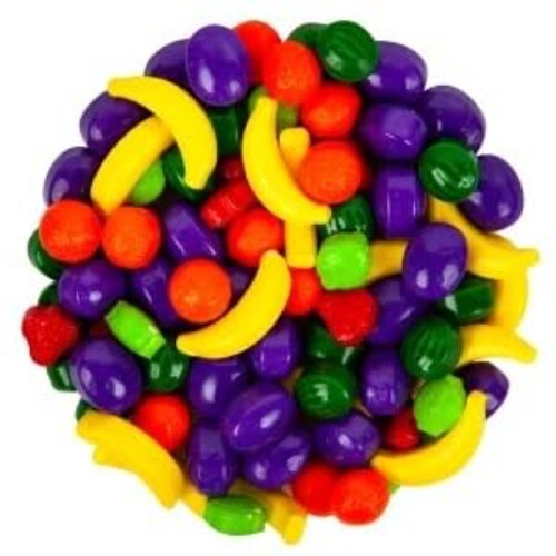 Fruitz Runtz 5LB Assorted Fruit Flavor Hard Candy - Ideal for Vending Machines