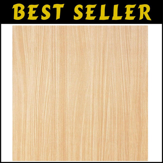 Versatile Light Wood Contact Paper for Smooth Surfaces - 1 Roll 48.23 sq. ft.
