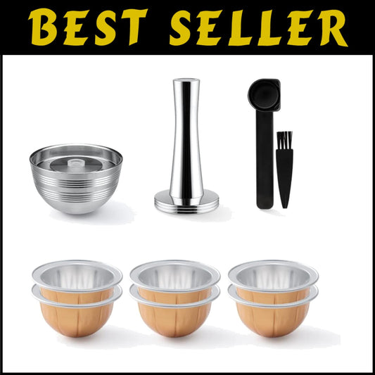 Premium Reusable Vertuo Next Pods with 3 Brewing Sizes - Perfect Brew Every Time