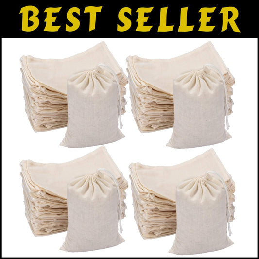 Customizable 400 Pack of 6x4 Inch Drawstring Bags - Perfect for Organizing