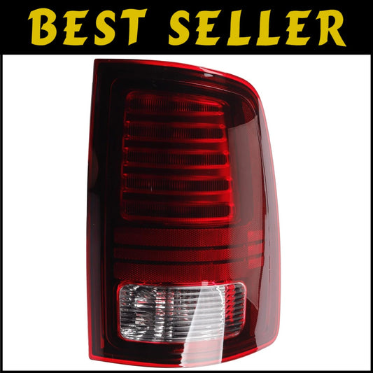 Plug-and-Play LED Tail Lights for Dodge RAM 1500/2500/3500 - Black Finish