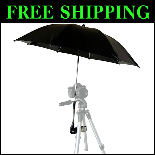 Adjustable Tripod Umbrella with Rubber Clamp - Ideal for Professional Use