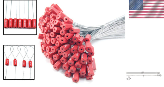 1000 Waterproof Tamper Evident Cable Seals for Containers and Cargo Security